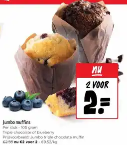 Jumbo Jumbo muffins aanbieding