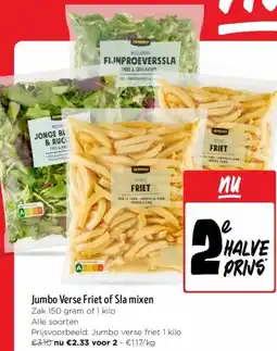 Jumbo Jumbo verse friet of sla mixen aanbieding