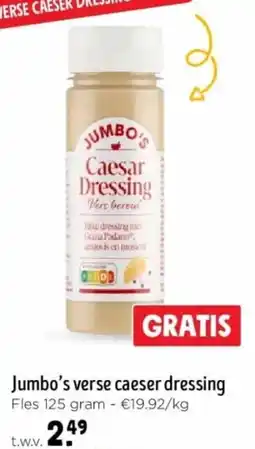Jumbo Jumbo's verse caeser dressing aanbieding