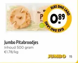 Jumbo Jumbo Pitabroodjes aanbieding