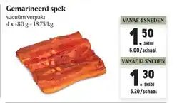 Buurtslagers Gemarineerd spek aanbieding