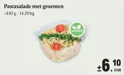Buurtslagers Pastasalade met groenten aanbieding