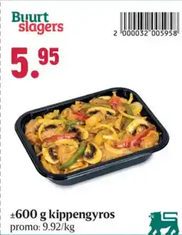 Buurtslagers Kippengyros aanbieding