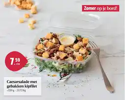 Buurtslagers Caesarsalade met gebakken kipfilet aanbieding