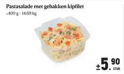 Buurtslagers Pastasalade met gebakken kipfilet aanbieding