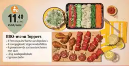 Buurtslagers BBQ menu Toppers aanbieding