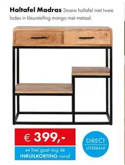 Woonsquare Haltafel Madras aanbieding