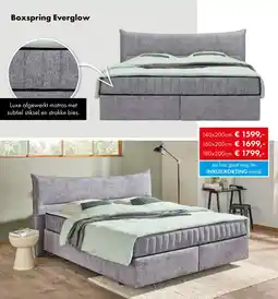 Woonsquare Boxspring Everglow aanbieding