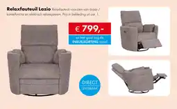 Woonsquare Relaxfauteuil Lazio aanbieding