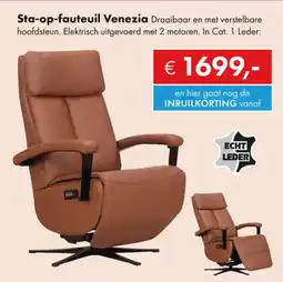 Woonsquare Sta-op-fauteuil Venezia aanbieding