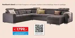 Woonsquare Hoekbank Island aanbieding