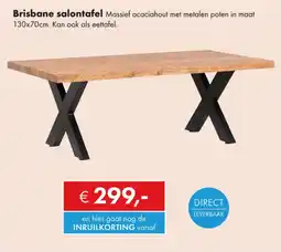 Woonsquare Brisbane salontafel aanbieding
