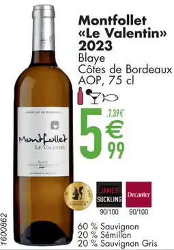 Cora Montfollet Le Valentin 2023 aanbieding