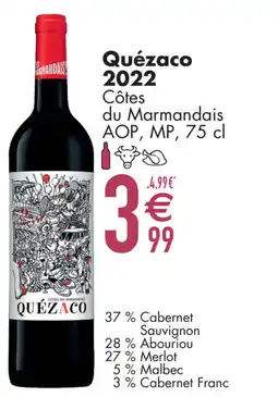 Cora Quézaco 2022 aanbieding