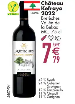 Cora Château Kefraya 2022 aanbieding