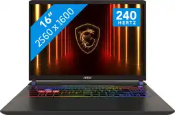 Coolblue MSI Vector 16 HX AI A2XWIG-208BE Azerty aanbieding