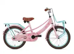 Decathlon SuperSuper Lola Kinderfiets - Meisjes - 16 inch - Grijs / Roze aanbieding