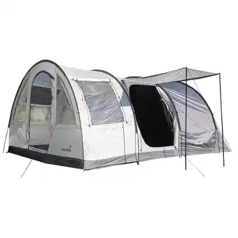 Decathlon Tunneltent - Simo 4 Protect - 4 pers. - familietent - 3 ingangen - kampeertent aanbieding