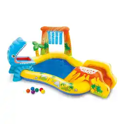 Decathlon INTEX Opblaaszwembad Dinosaur Play Center 249x191x109 cm 57444NP aanbieding