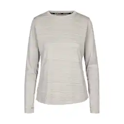 Decathlon Dames Nettil Active Top met lange mouwen (Platina mergel) aanbieding