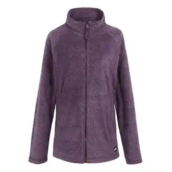 Decathlon Dames Mayse Full Zip Fleecejack (Diepe pruim) aanbieding