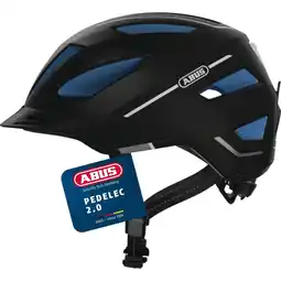Decathlon Pedelec 2.0 Fietshelm - Zwart/Blauw aanbieding