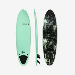 Decathlon Foam surfboard 900 7' geleverd met 3 vinnen aanbieding