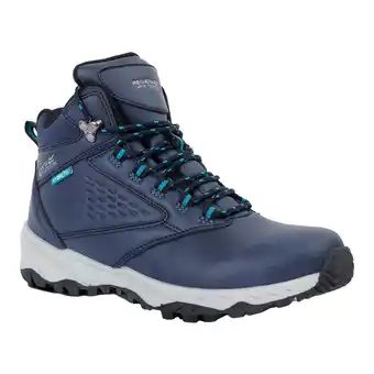 Decathlon Dames Amble Wandelschoenen (Marine/Exotische pluim) aanbieding