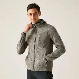 Decathlon Fleece Hiking Heren Hooded Design Orange Zippers aanbieding