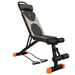 Decathlon Opvouwbare gewichtbanken, CITYSPORTS, S3, meerdere posities, zwart aanbieding