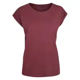 Decathlon Dames Katoenen Verlengd Schouder Tshirt (Kersen) aanbieding