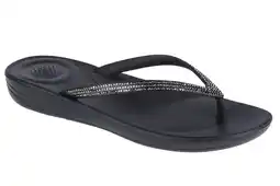 Decathlon Flip-flops Fitflop Model Iqushion Sparkle Kleur Zwart aanbieding