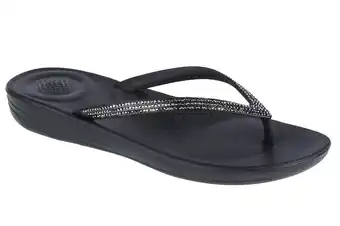 Decathlon Flip-flops Fitflop Model Iqushion Sparkle Kleur Zwart aanbieding