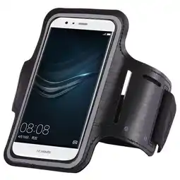 Decathlon Universele sportarmband voor smartphones van 6 inch, zwart aanbieding