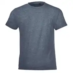 Decathlon Kinderen/Kinderen Heather Normaal TShirt (Denim) aanbieding