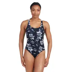 Decathlon Dames zwempak uit 1 stuk Zoggs Actionback aanbieding