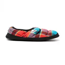Decathlon Nuvola unisex slippers in rood en blauw met rubberen zolen aanbieding