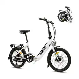Decathlon Elektrische toerfiets Swan 20 wit | Tot 70 km bereik aanbieding
