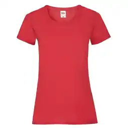 Decathlon Dames Valueweight TShirt (Rood) aanbieding