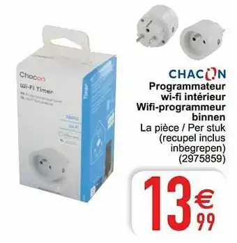 Programmateur wi-fi intérieur wifi -programmeur binnen