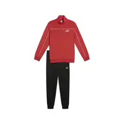Decathlon Poly-trainingspak met biezen voor heren PUMA Red Fire aanbieding