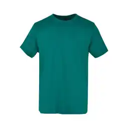 Decathlon Heren Basic Tshirt met ronde hals (Groen) aanbieding