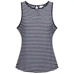 Decathlon Dames Kelly Stripe Vest Top (Marine) aanbieding