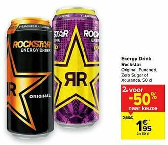 Energy drink rockstar