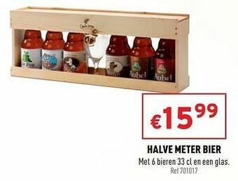 Trafic Halve meter bier aanbieding