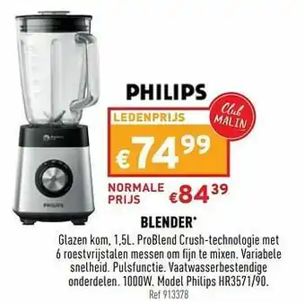 Blender philips hr3571-90