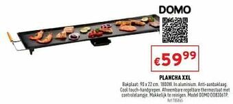 Trafic Plancha xxl domo do8306tp aanbieding