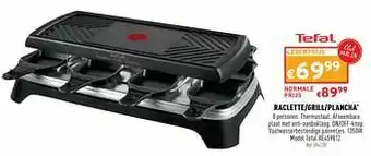 Trafic Raclette-grill-plancha téfal re459812 aanbieding