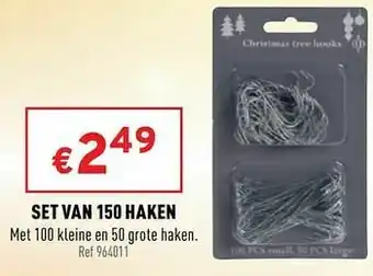 Set van 150 haken