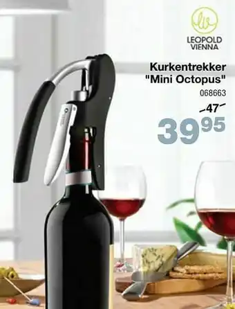 Kurkentrekker mini octopus